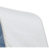 Textil ampliado plumeti Sugar azul de Babyline