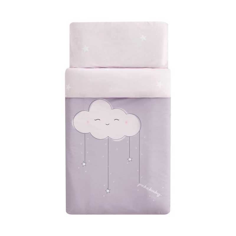 Nórdico de algodón 200 hilos para bebé CANDY color lila violeta