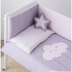 Categoria de ropa para cuna de niña CANDY color lila violeta