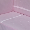 Edredon y protector ENZO estrellas en rosa