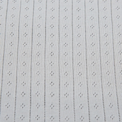 Detalle algodon de punto DESAGUJADO color gris