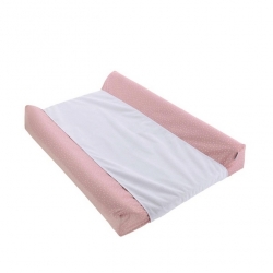 Funda para vestidor del bebé en algodón con rizo FOREST estrellas rosa
