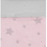 Estampado de estrellas ETOILE algodon en color rosa