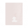 Colcha de minicuna dibujo de osito TEDDY color rosa