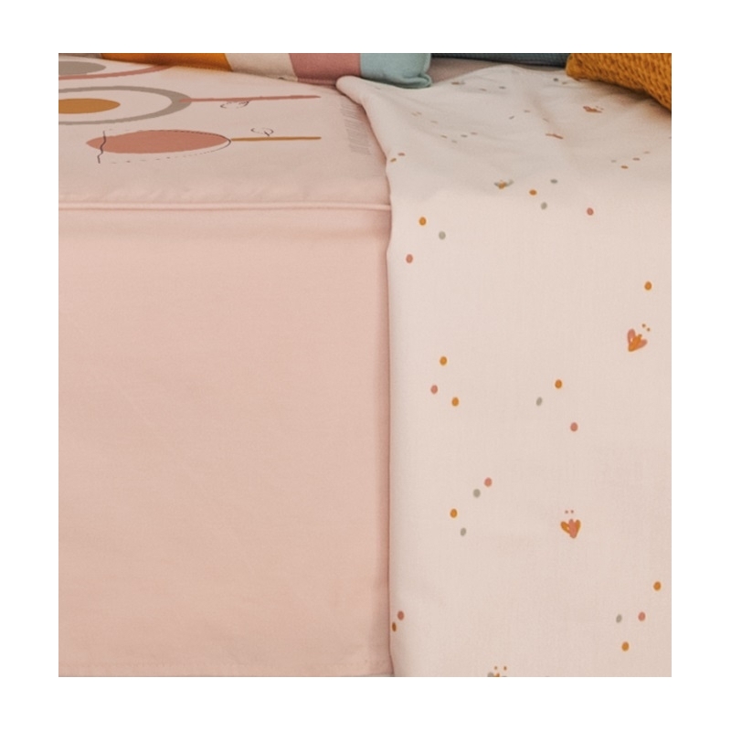 Neceser de tela impermeable para niña recién nacida GARDEN mariposas rosa