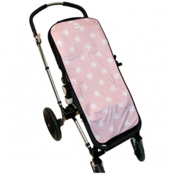Colchoneta para sillas paseo con estrellas ESTRELLITAS 58 color rosa