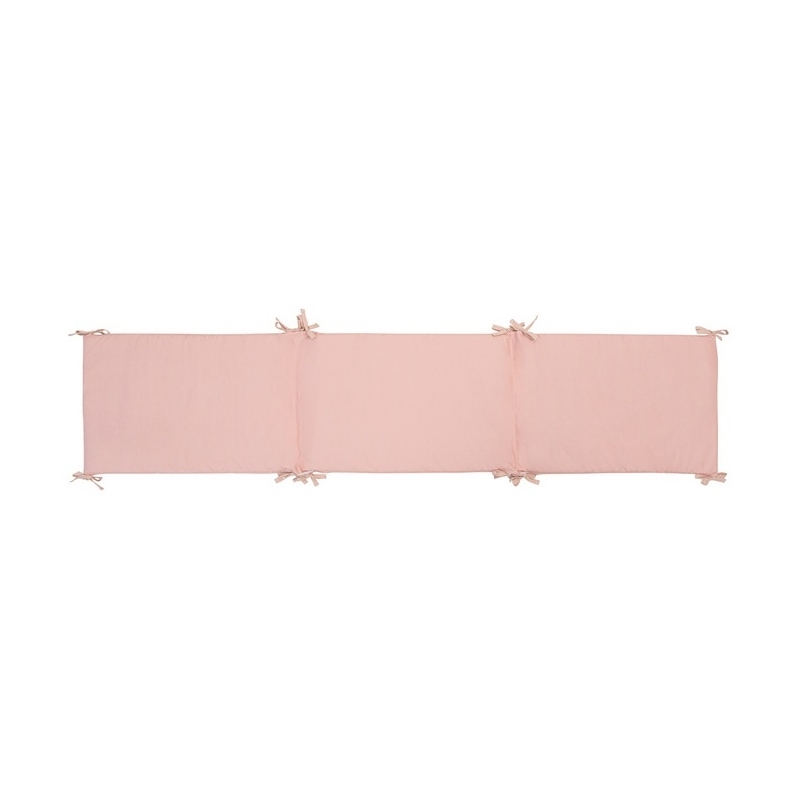 Protector chichonera cuna color rosa MATELASSE de 210 o 180 cm