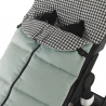 Detalle tejido saco de silla BLACK VICHY color menta