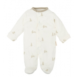 Pijama de una pieza para bebé en algodón BUNNY conejitos verdes
