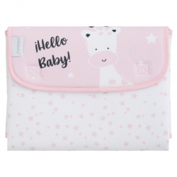 Cambiador plegable para bebé portable RAINBOW color rosa