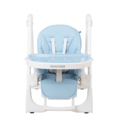 Trona bebé con respaldo reclinable y plegable PASTELLO azul altura