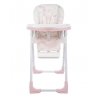 Trona plegable infantil con respaldo reclinable VITTO rosa altura