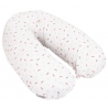 Almohada flexible de embarazo HIPPO DREAMS algodón suave