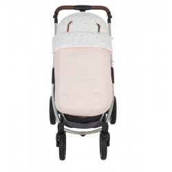 Saco para carrito con relleno desenfundable CIEL cubrepiés rosa