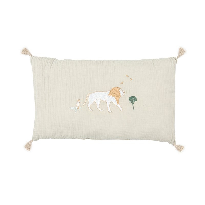 Almohada decorativa reversible para cuna NAIROBI con forma de búho