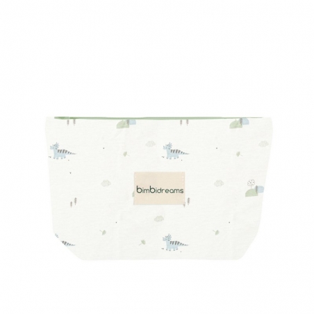 Bolso maternal organizador con asas TREX dibujo dinosaurios verde