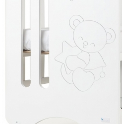 Cuna de Interbaby Lovely premium oso y estrellas