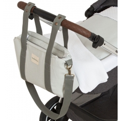 Bolso para colgar al manillar con cambiador plegable URBAN PIQUE bimbi class