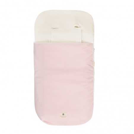 Saco para carrito pasear de verano NATURAL ECO color rosa