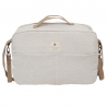 Bolsa maternal con asas y bandolera ajustable NATURAL ECO gris