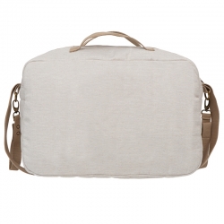 Bolsa maternal con asas y bandolera ajustable NATURAL ECO color gris