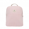 Mochila rosa NATURAL ECO con asas para colgar al carrito