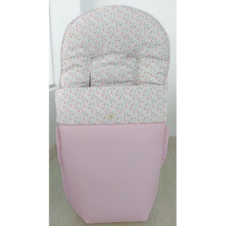 Saco de polipiel rosa para silla de pasear PROVENZA marca Artesanía Chari