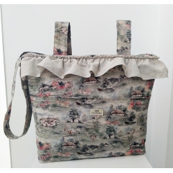 Bolso talega para carrito del bebé TOILE DE JONY estampado original