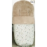 Saco polar de invierno para silla paseo LITTLE FARM color camel