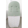 Saco de silla para carrito de paseo AINSA dibujo casitas color menta