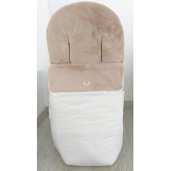 Saco polar en color camel para carrito MI PRINCIPE de marca ACH