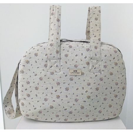 Bolso de coche con estampado de espigas LAVANDA