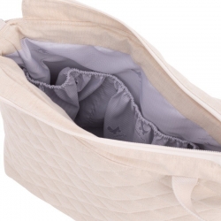 Bolso ligero con asas para colgar al carrito VIELLA interior beige