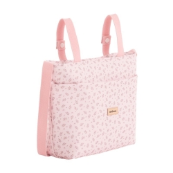 Bolso organizador xl de hojas para bebé FRESH rosa