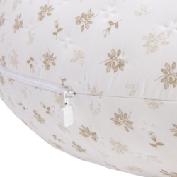 Almohada de embarazo y lactancia para bebé y mamá BRANCH flores beige