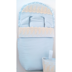 Saco azul para carrito de niño MIMOSA medida universal compatible